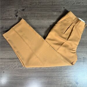 Vintage Prestige Wide Leg Pleated Hemmed Cuff Dress Pants/Trousers 80s 90s 36/32